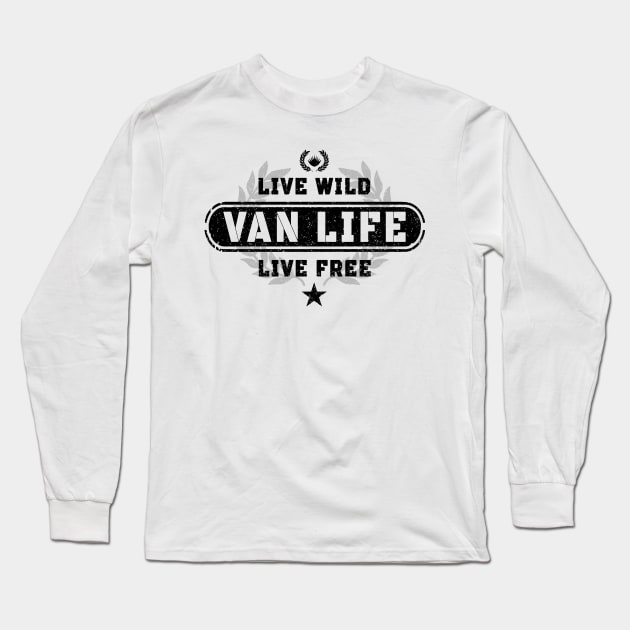 Van Life - Van Dweller Long Sleeve T-Shirt by Tshirt Samurai